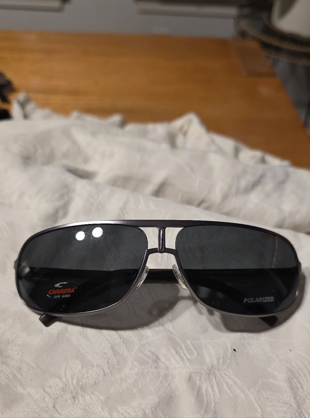 Carrera Aviator Polarized Sunglasses - Black Lenses